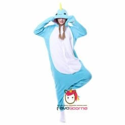 Combinaison Pyjama Narwhal 10 Combinaison Pyjama Narwhal -Favolicorne Déguisement Promos Magasin ay19165 3