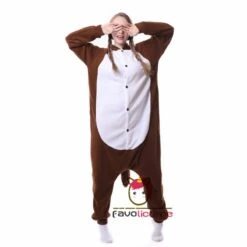Combinaison Pyjama Écureuil Polaire -Favolicorne Déguisement Promos Magasin ay19170 3