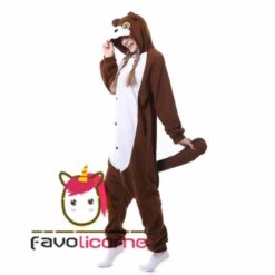 Combinaison Pyjama Écureuil Polaire -Favolicorne Déguisement Promos Magasin ay19170 4