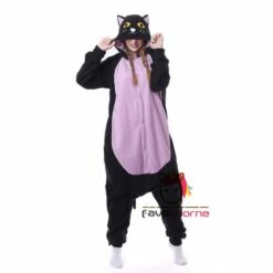 Combinaison Pyjama Chat De Minuit Chat -Favolicorne Déguisement Promos Magasin ay19172 5