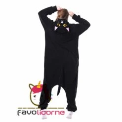 Combinaison Pyjama Chat De Minuit Chat -Favolicorne Déguisement Promos Magasin ay19172 6