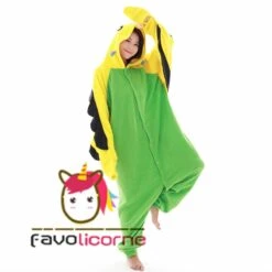 Combinaison Pyjama Perruche Verte Jaune 11 Combinaison Pyjama Perruche Verte Jaune -Favolicorne Déguisement Promos Magasin ay19174 4