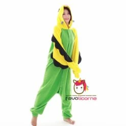 Combinaison Pyjama Perruche Verte Jaune 12 Combinaison Pyjama Perruche Verte Jaune -Favolicorne Déguisement Promos Magasin ay19174 5