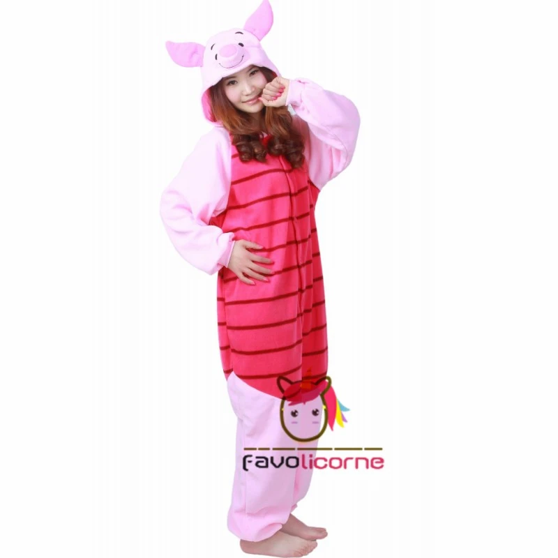 Combinaison Pyjama Winnie L'Ourson Cochonlet 3 Combinaison Pyjama Winnie L'Ourson Cochonlet – Image 3