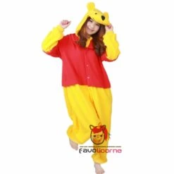 Combinaison Pyjama Winnie L'Ourson 9 Combinaison Pyjama Winnie L'Ourson -Favolicorne Déguisement Promos Magasin ay19179 3