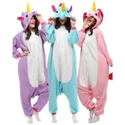 Combinaison Pyjama Licorne Adultes Homme Et Femme