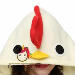 Combinaison Pyjama Poulet Blanc Adulte & Enfant -Favolicorne Déguisement Promos Magasin ay19560 4