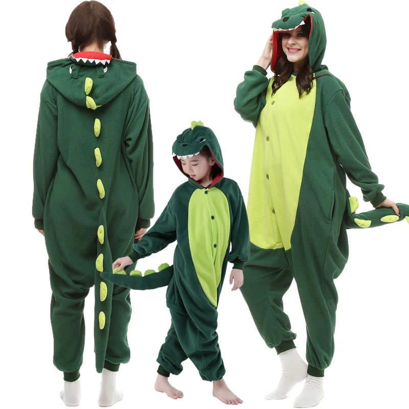 Combinaison Pyjama Dinosaure Adulte & Enfant 1 Combinaison Pyjama Dinosaure Adulte & Enfant