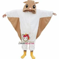 Pyjama Écureuil Volant Adulte & Enfant -Favolicorne Déguisement Promos Magasin ay19566 1