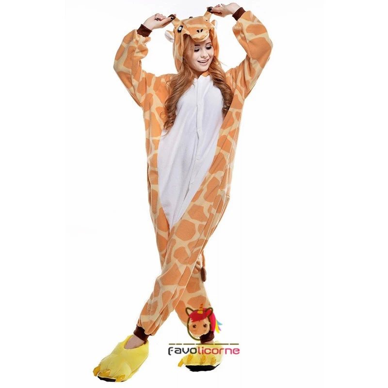 Combinaison Pyjama Girafe Adulte & Enfant 2 Combinaison Pyjama Girafe Adulte & Enfant – Image 2