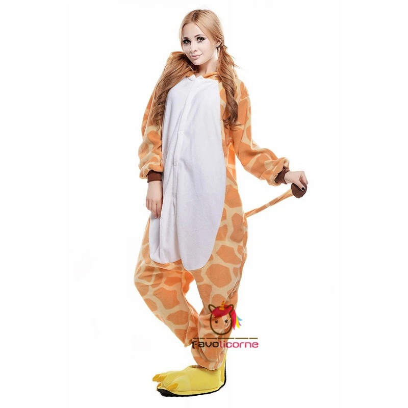 Combinaison Pyjama Girafe Adulte & Enfant 4 Combinaison Pyjama Girafe Adulte & Enfant – Image 4