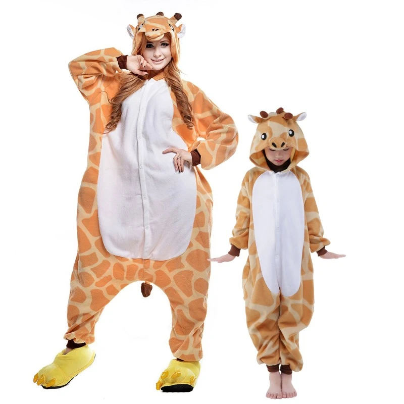 Combinaison Pyjama Girafe Adulte & Enfant 1 Combinaison Pyjama Girafe Adulte & Enfant