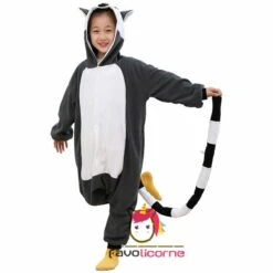 Combinaison Pyjama Lémurien Adulte & Enfant -Favolicorne Déguisement Promos Magasin ay19572 2