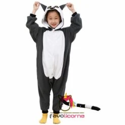 Combinaison Pyjama Lémurien Adulte & Enfant -Favolicorne Déguisement Promos Magasin ay19572 3