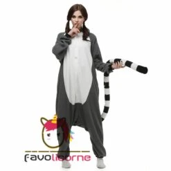 Combinaison Pyjama Lémurien Adulte & Enfant -Favolicorne Déguisement Promos Magasin ay19572 6