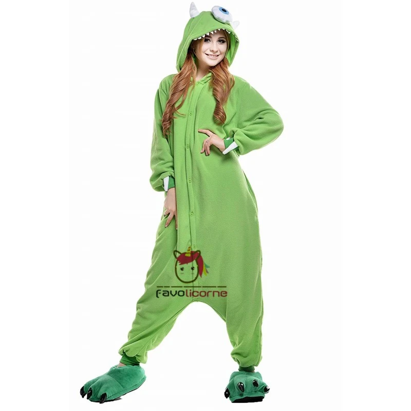 Combinaison Pyjama Michael Wazowski Adulte & Enfant 4 Combinaison Pyjama Michael Wazowski Adulte & Enfant – Image 4