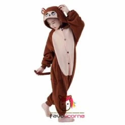 Combinaison Pyjama Singe Adulte & Enfant -Favolicorne Déguisement Promos Magasin ay19574 9