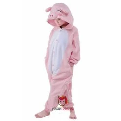Combinaison Pyjama Cochon Rose Adulte & Enfant -Favolicorne Déguisement Promos Magasin ay19580 8