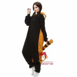 Combinaison Pyjama Panda Roux Adulte & Enfant -Favolicorne Déguisement Promos Magasin ay19581 2