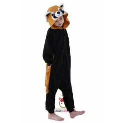 Combinaison Pyjama Panda Roux Adulte & Enfant -Favolicorne Déguisement Promos Magasin ay19581 7