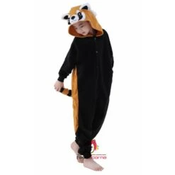 Combinaison Pyjama Panda Roux Adulte & Enfant -Favolicorne Déguisement Promos Magasin ay19581 8