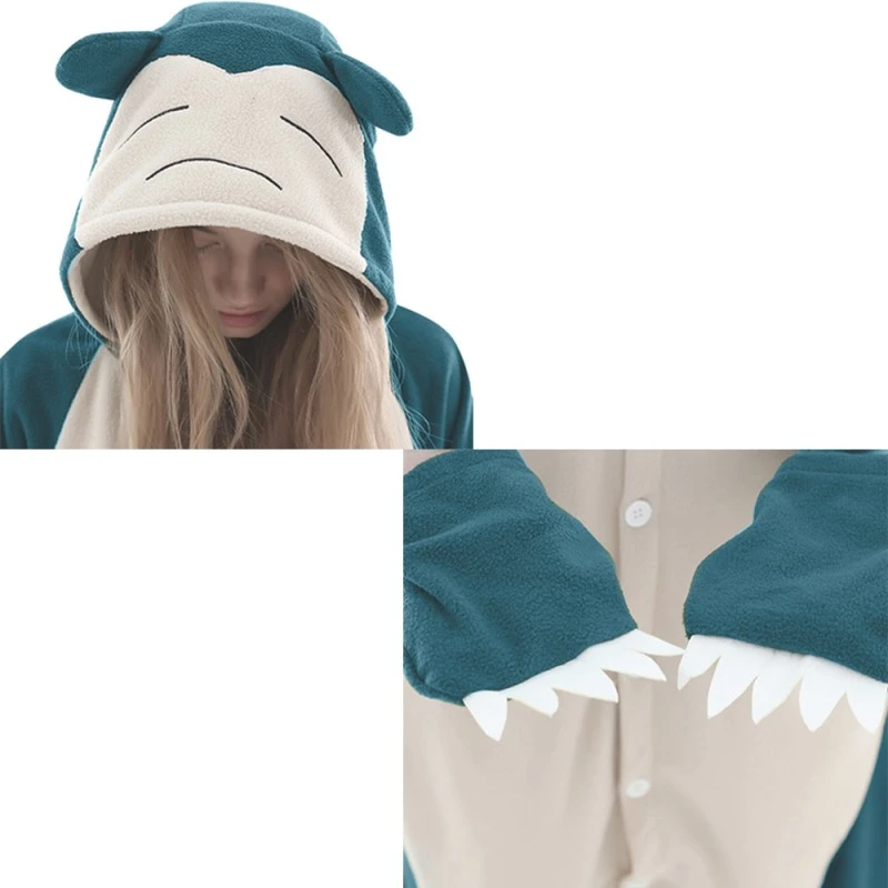Pokémon Snorlax Combinaison Pyjama Kigurumi Déguisement 5 Pokémon Snorlax Combinaison Pyjama Kigurumi Déguisement – Image 5