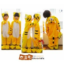 Combinaison Pyjama Enfants Tigre Capuche Garçon & Fille Déguisement Déguisement -Favolicorne Déguisement Promos Magasin fk19001 5