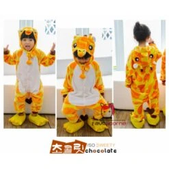 Combinaison Pyjama Enfants Girafe Capuche Garçon & Fille Déguisement Déguisement -Favolicorne Déguisement Promos Magasin fk19004 5