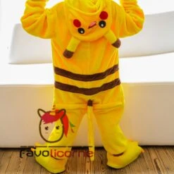 Combinaison Pyjama Enfants Pikachu Capuche Garçon & Fille Déguisement Déguisement -Favolicorne Déguisement Promos Magasin fk19005 4
