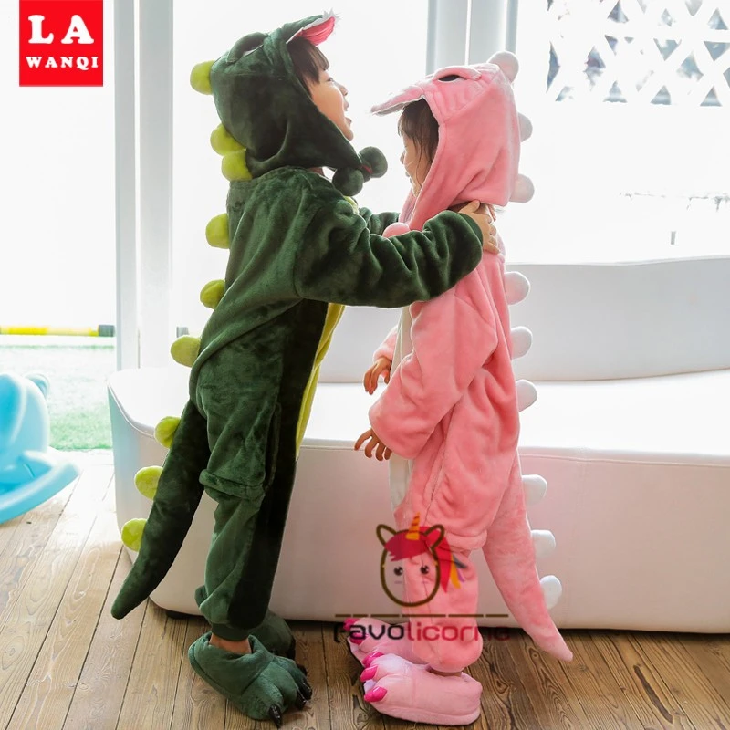 Combinaison Pyjama Enfants Dinosaure Capuche Garçon & Fille Déguisement Déguisement 4 Combinaison Pyjama Enfants Dinosaure Capuche Garçon & Fille Déguisement Déguisement – Image 4