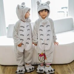 Combinaison Pyjama Enfants Totoro Capuche Garçon & Fille Déguisement Déguisement -Favolicorne Déguisement Promos Magasin fk19009 3