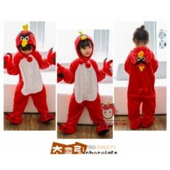 Combinaison Pyjama Enfants Rouge Bird Capuche Garçon & Fille Déguisement Déguisement 9 Combinaison Pyjama Enfants Rouge Bird Capuche Garçon & Fille Déguisement Déguisement -Favolicorne Déguisement Promos Magasin fk19016 5