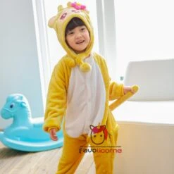 Combinaison Pyjama Enfants Singe Capuche Garçon & Fille Déguisement Déguisement -Favolicorne Déguisement Promos Magasin fk19018 3