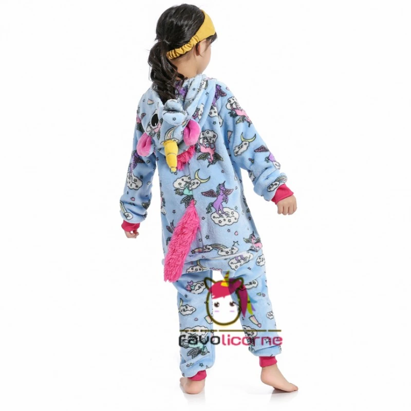 Combinaison Pyjama Enfant New Licorne Déguisement Déguisement 3 Combinaison Pyjama Enfant New Licorne Déguisement Déguisement – Image 3