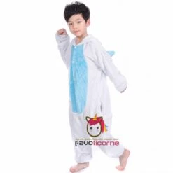 Combinaison Pyjama Enfant Pegasus Licorne Bleue Déguisement Déguisement -Favolicorne Déguisement Promos Magasin fk19027 2