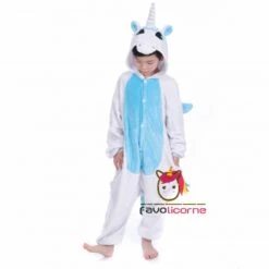 Combinaison Pyjama Enfant Pegasus Licorne Bleue Déguisement Déguisement -Favolicorne Déguisement Promos Magasin fk19027 5