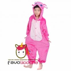 Combinaison Pyjama Enfant Stitch Rose Déguisement Déguisement -Favolicorne Déguisement Promos Magasin fk19028 4
