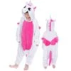 Combinaison Pyjama Enfant Pegasus Licorne Rose Déguisement Déguisement