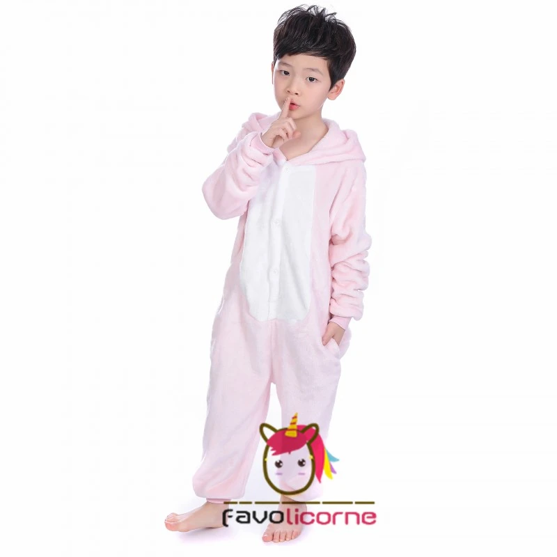 Combinaison Pyjama Enfant Cochon Rose Déguisement Déguisement 2 Combinaison Pyjama Enfant Cochon Rose Déguisement Déguisement – Image 2