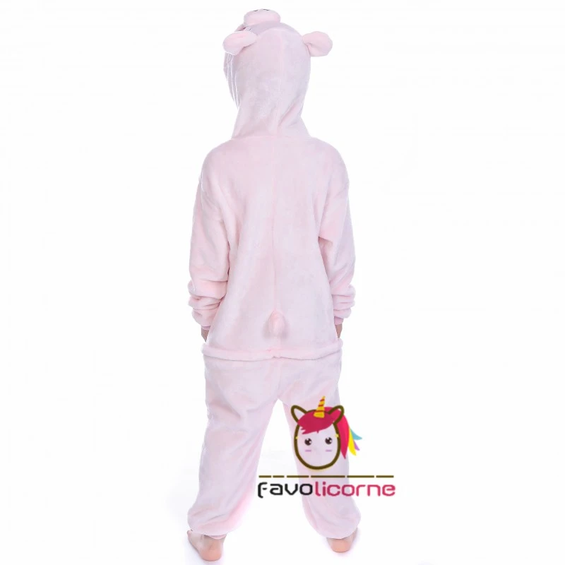 Combinaison Pyjama Enfant Cochon Rose Déguisement Déguisement 4 Combinaison Pyjama Enfant Cochon Rose Déguisement Déguisement – Image 4