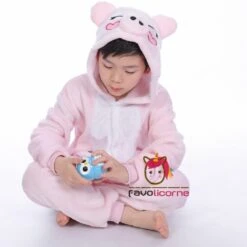 Combinaison Pyjama Enfant Cochon Rose Déguisement Déguisement 11 Combinaison Pyjama Enfant Cochon Rose Déguisement Déguisement -Favolicorne Déguisement Promos Magasin fk19030 5