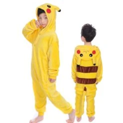 Combinaison Pyjama Enfant Pokemon Pikachu Déguisement Déguisement