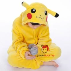 Combinaison Pyjama Enfant Pokemon Pikachu Déguisement Déguisement -Favolicorne Déguisement Promos Magasin fk19031 5