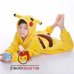 Combinaison Pyjama Enfant Pokemon Pikachu Déguisement Déguisement -Favolicorne Déguisement Promos Magasin fk19031 6