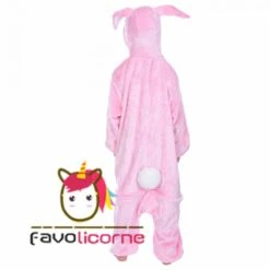 Combinaison Pyjama Enfant Lapin Rose Déguisement Déguisement -Favolicorne Déguisement Promos Magasin fk19032 4