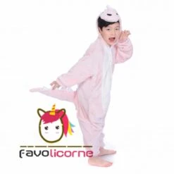 Combinaison Pyjama Enfant Dinosaure Rose Déguisement Déguisement -Favolicorne Déguisement Promos Magasin fk19033 4