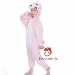 Combinaison Pyjama Enfant Dinosaure Rose Déguisement Déguisement -Favolicorne Déguisement Promos Magasin fk19033 5