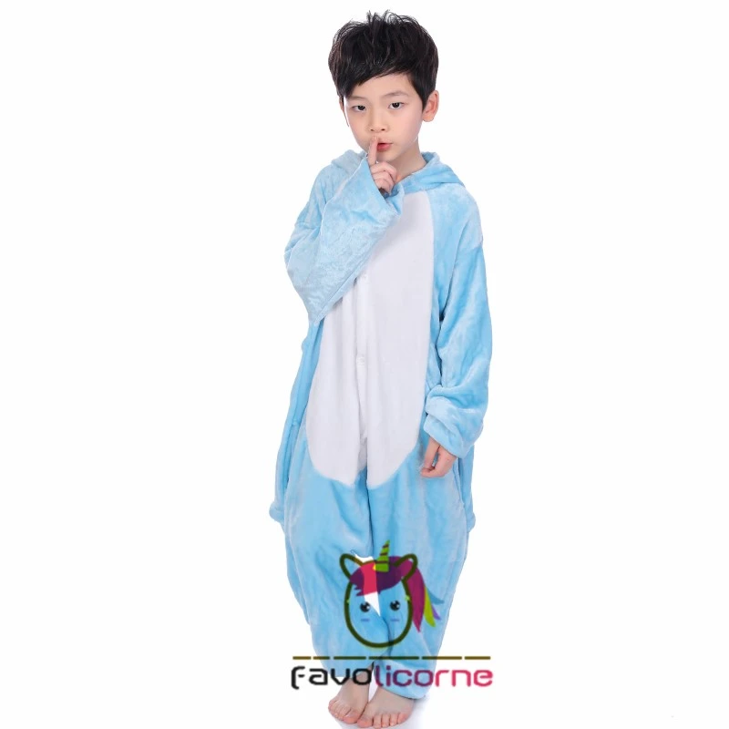 Combinaison Pyjama Enfant Lapin Bleue Déguisement Déguisement 2 Combinaison Pyjama Enfant Lapin Bleue Déguisement Déguisement – Image 2