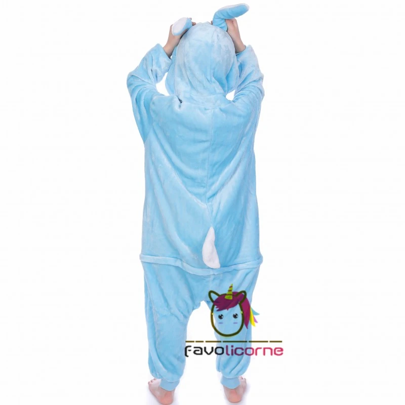 Combinaison Pyjama Enfant Lapin Bleue Déguisement Déguisement 4 Combinaison Pyjama Enfant Lapin Bleue Déguisement Déguisement – Image 4