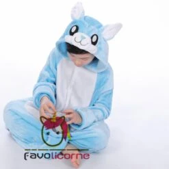 Combinaison Pyjama Enfant Lapin Bleue Déguisement Déguisement 13 Combinaison Pyjama Enfant Lapin Bleue Déguisement Déguisement -Favolicorne Déguisement Promos Magasin fk19034 6